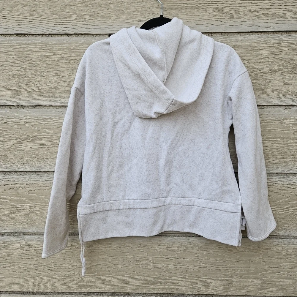 Fabletics Rayna hoodie in Vanilla Heather XS relaxed fit - Picture 2 of 9